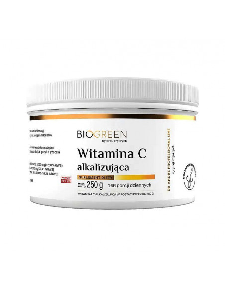 Witamina C - alkalizująca - 250 g - Biogreen - by prof. Frydrych