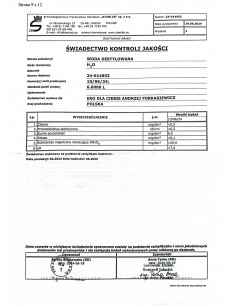 Woda destylowana 1 L Stanlab 2