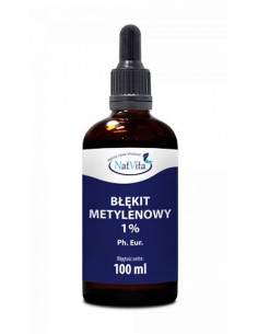 Błękit metylenowy - farmaceutyczny Ph. Eur. - 1%  - 100 ml Natvita