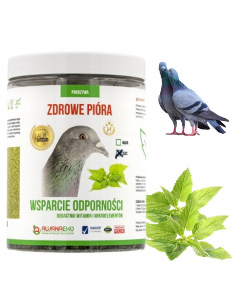 Pokrzywa dla gołębi susz 180 g Alvanaeko