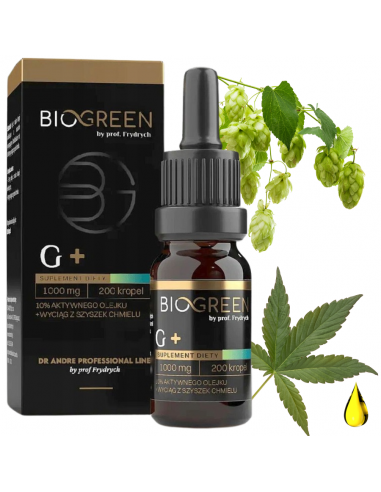 Olejek CBG 10% - 10 ml -  Biogreen - by prof. Frydrych
