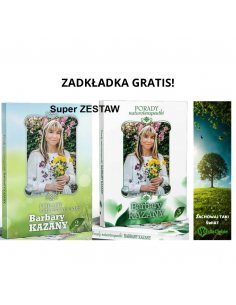 Super Zestaw 2 książek - Porady naturoterapeutki Barbary Kazany