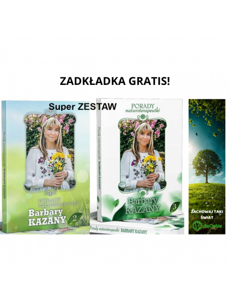 Super Zestaw 2 książek - Porady naturoterapeutki Barbary Kazany