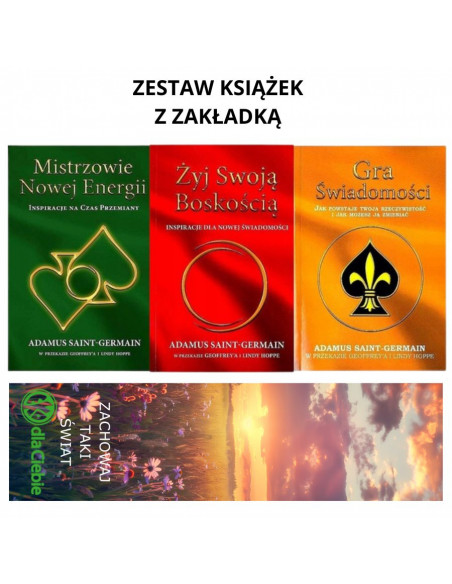 Trylogia - Adamus Saint Germain - zestaw 3 książek