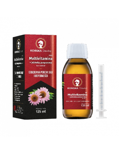 Końska dawka - Multiwitamina + jeżówka purpurowa 125 ml