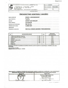 KWAS L-askorbinowy - CAS 50-81-7 - 250 g 2