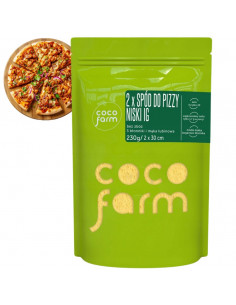 MIESZANKA  do wyrobu spodów do PIZZY - Keto - IG tylko 20 - 230 g Coco Farm