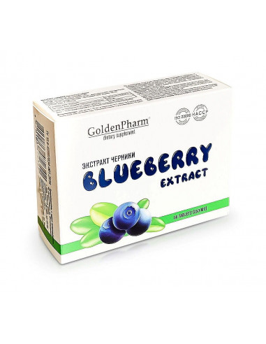 Borówka czarna + cynk - 50 tabl.