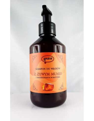 Szampon z Żywym Mumio i pyłem bursztynowym - 300 ml