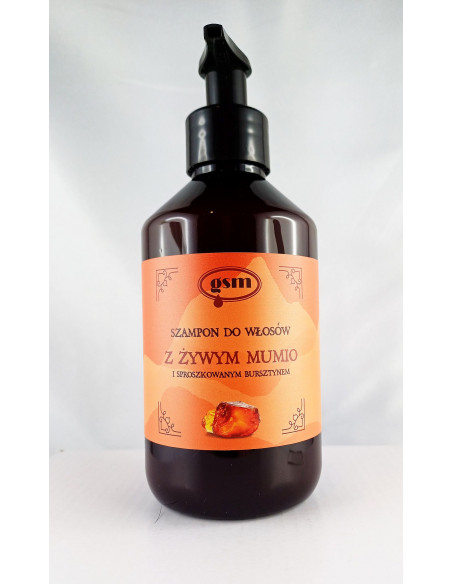Szampon z Żywym Mumio i pyłem bursztynowym - 300 ml