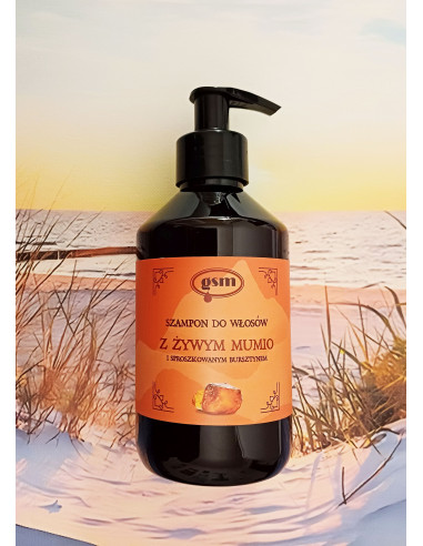 Szampon z Żywym Mumio i pyłem bursztynowym - 300 ml
