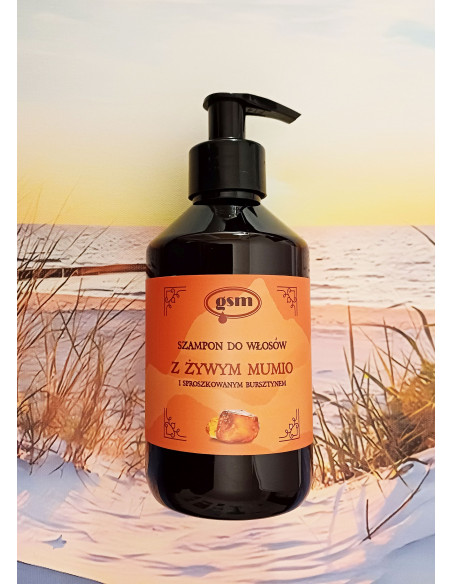 Szampon z Żywym Mumio i pyłem bursztynowym - 300 ml