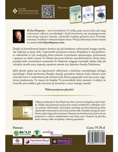 Efekt placebo - dr Joe Dispenza - Nowe wydanie