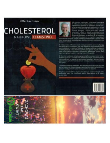 Książka bestseller  UFFE RAVNSKOV  CHOLESTEROL NAUKOWE KŁAMSTWO
