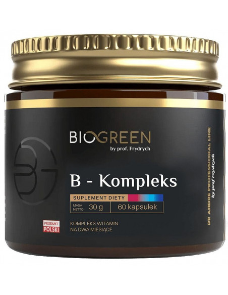 Witamina B-kompleks - 60 kaps. Biogreen