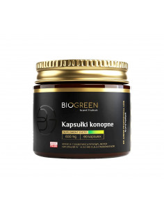 Kapsułki konopne - 60 kaps. - Biogreen - by prof. Frydrych