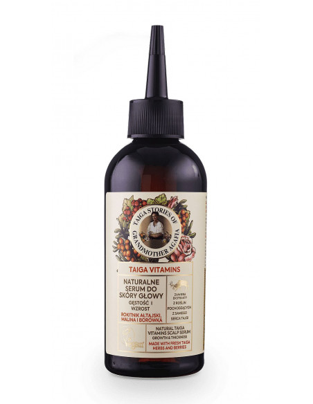 Serum na porost włosów z rokitnikiem, maliną i borówką - 170 ml