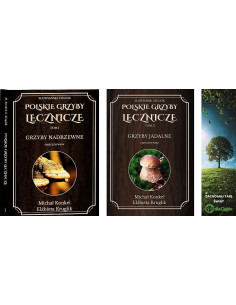 Polskie Grzyby Lecznicze - tomy 1 i 2  Michał Konkel, Elżbieta Kruglik