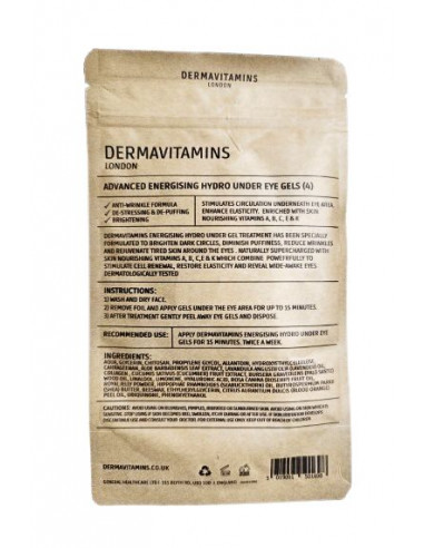 Dermavitamins hydro eye - do suchych i zmęczonych okolic oczu - 4 szt.