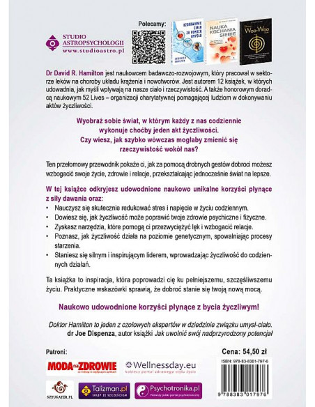 Uzdrawiająca siła dawania - David R. Hamilton