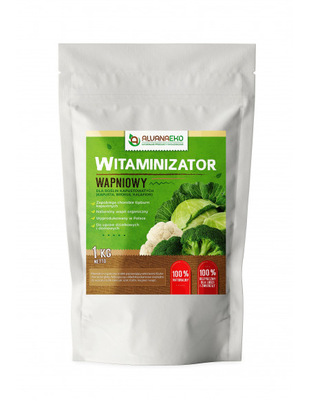 Witaminizator dla roślin kapustowatych (kapusta, brokuł, kalafior) - 1 kg Alvanaeko