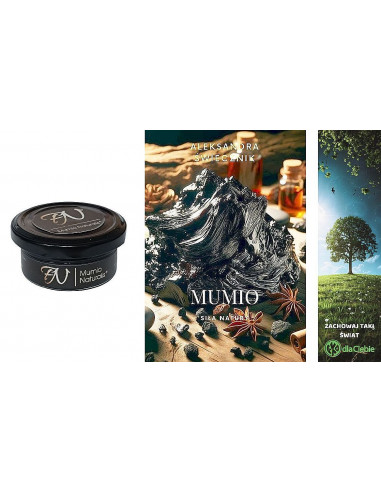 Zestaw Mumio Naturalis 50 gr i książka Mumio siła natury