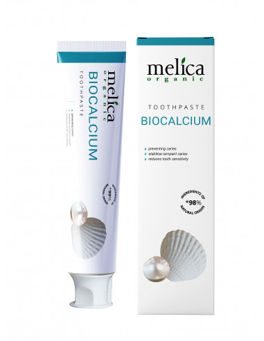 Naturalna Pasta do Zębów Bez Fluoru - Biocalcium - 100 ml