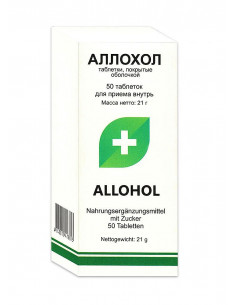 Allohol - wątroba - 50 tabletek