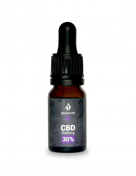 CBD 30% olejek konopny 10 ml  Dekoktum