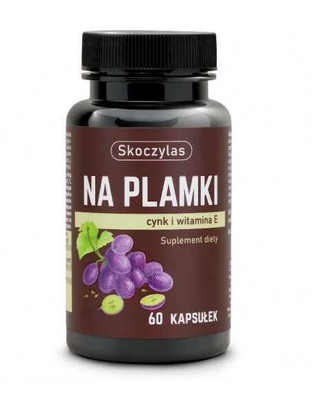Na Plamki - cynk, beta karoten, witamina E - 60 kaps. Skoczylas