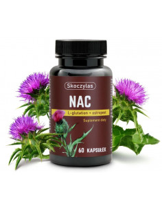 NAC - L-glutation , ostropest - 60 kaps. Skoczylas 2