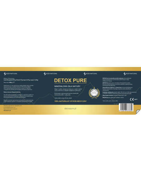 Detox Pure - zeolit medyczny - 400g