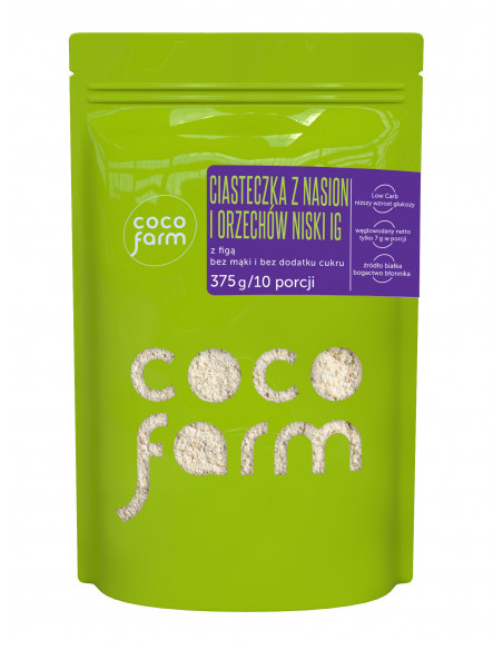 Ciasteczka z nasion i orzechów - mieszanka 375 g Coco Farm