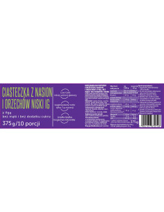 Ciasteczka z nasion i orzechów - mieszanka 375 g Coco Farm 2