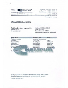 Nadtlenek wodoru 3% CZDA 500 ml Chempur 2