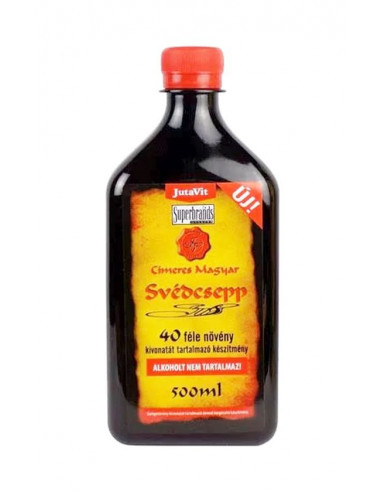 Szwedzkie krople - Biologicznie aktywny suplement z 40 ziół - 500 ml