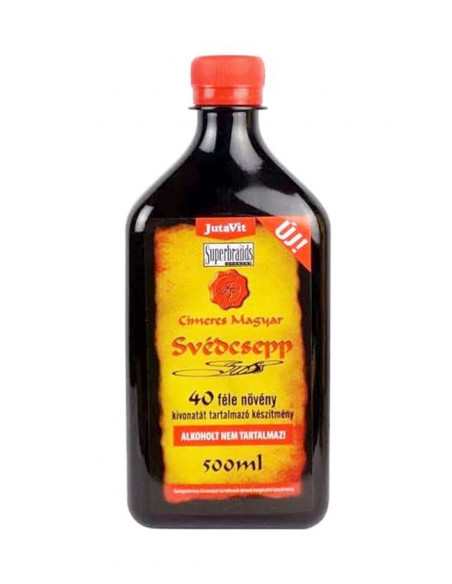 Szwedzkie krople - Biologicznie aktywny suplement z 40 ziół - 500 ml