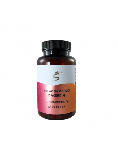 Kolagen morski z acerolą - 60 kaps. Stanlab