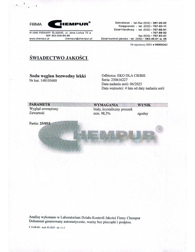 Soda kalcynowana 1 kg