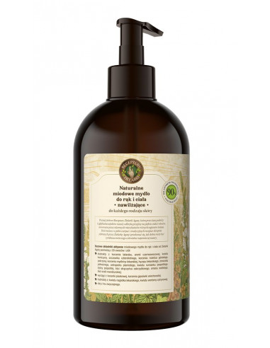 Mydło Miodowe - Receptury Zielarki -  500 ml