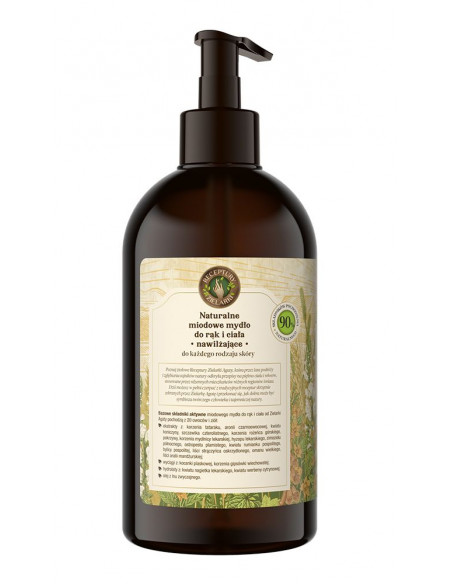 Mydło Miodowe - Receptury Zielarki -  500 ml