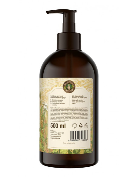 Mydło Miodowe - Receptury Zielarki -  500 ml