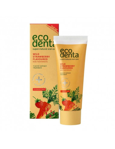 Pasta dla dzieci - bez fluoru - poziomka - 75ml