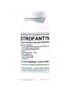 Strofantyna - 60 tab. - Podkowa