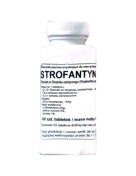 Strofantyna - 60 tab. - Podkowa