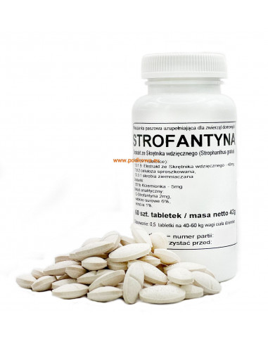 Strofantyna - 60 tab. - Podkowa