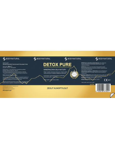 Detox Pure - zeolit medyczny - 200 kaps.