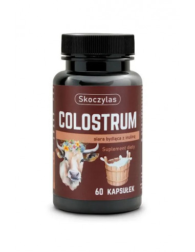 Colostrum siara bydlęca z inulin 60 kaps.Skoczylas
