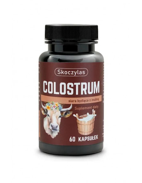 Colostrum siara bydlęca z inulin 60 kaps.Skoczylas