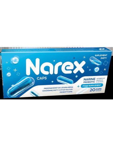 Narex Caps - zestaw 2 tygodniowy - 3x20 kaps..